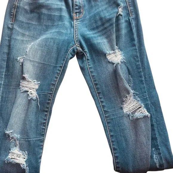 Judy Blue Skinny Fit Distressed Ankle Skinny Jeans - Picture 9 of 13